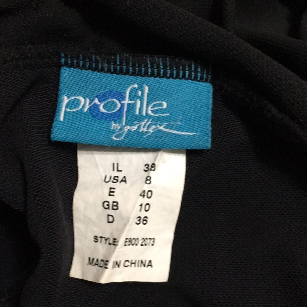 Profile swimsuit black size 8 - Picture 11 of 14